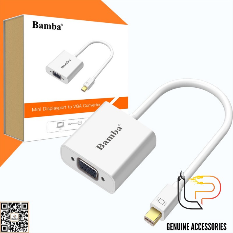 CÁP CHUYỂN MINI DISPLAY PORT RA VGA BAMBA