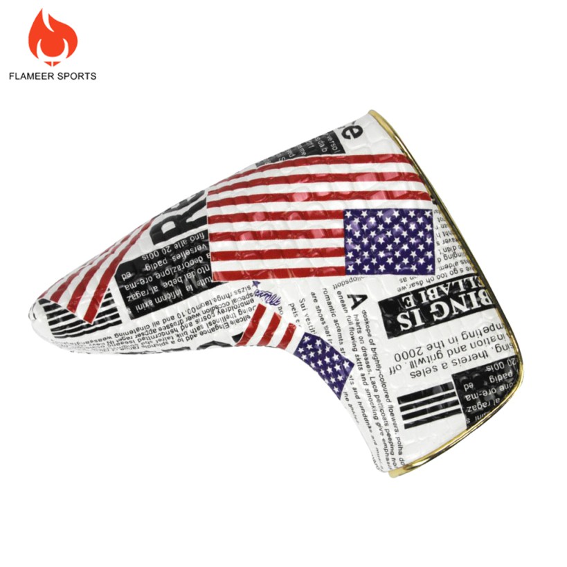 Vỏ Bọc Bảo Vệ Đầu Gậy Đánh Golf Thể Thao Vintage Có Khóa Nam Châm