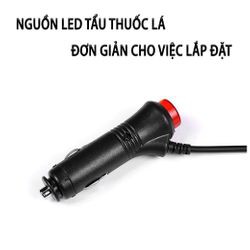 [NHẠC] DẢI ĐÈN LED TRANG TRÍ NỘI THẤT XE HƠI CÓ NHÁY THEO NHẠC