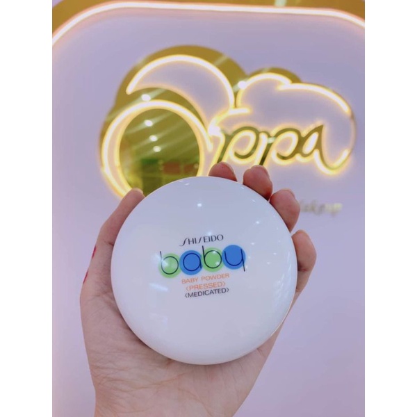 Phấn phủ dạng nén Shiseido Baby Powder 50gr Nhật Bản chính hãng