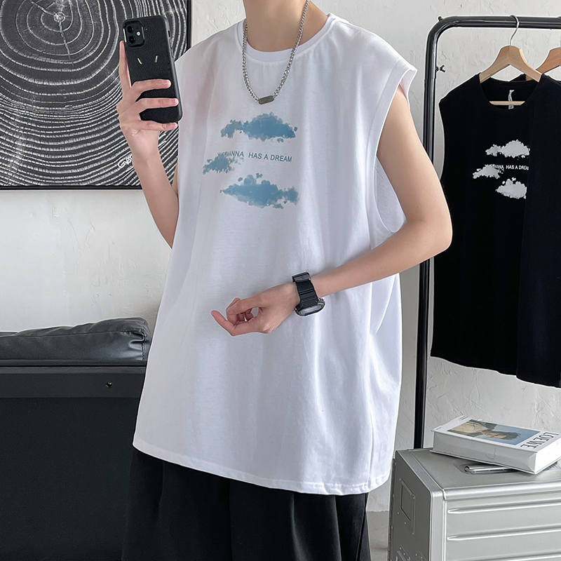 Áo nam không tay phong cách hàn quốc size m-3xl 2 màu tùy chọn
