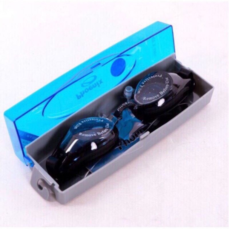 Kính bơi phoenix 203 chinh hãng Korea + Tặng kèm hộp kính cao c