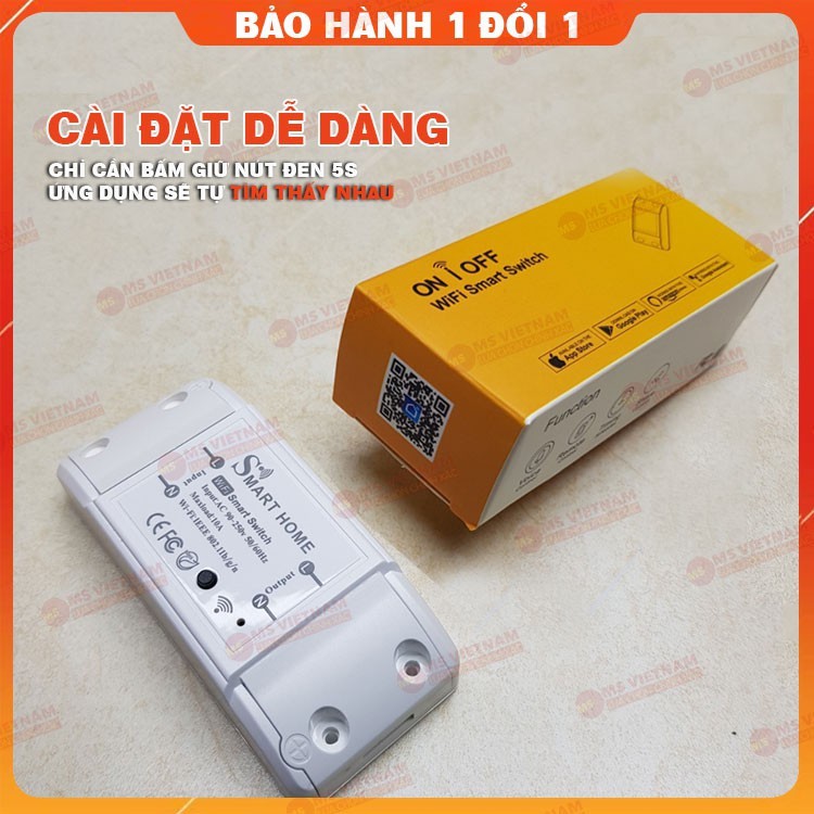 Công Tắc TUYA Wifi+ Bluetooth Điều Khiển Từ Xa Tuya Basic