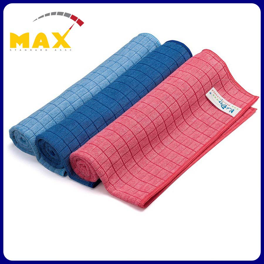 Khăn Lau Xe MICROFIBER Hai Lớp Siêu Thấm Hút Size Lớn 50cm x 55 cm