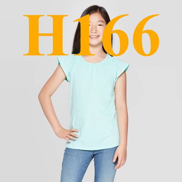 Mã H166: Set 3 áo thun bé gái dư xịn. thiết kế smock quanh cổ, tay cánh tiên rất xinh. BC 7630 -