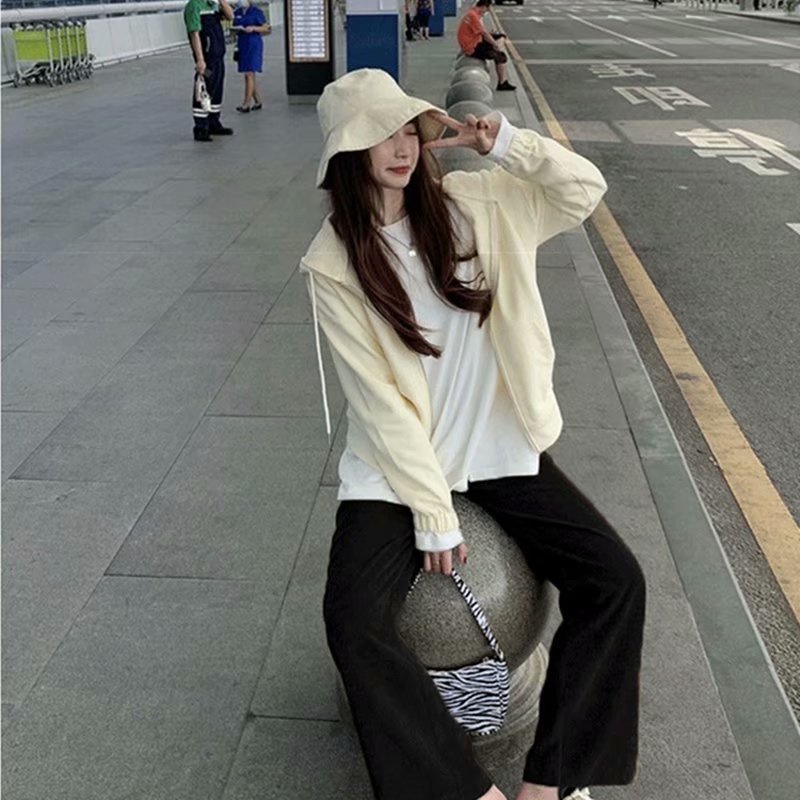 Quần Ống Rộng Nhung Tăm Lưng Cao Dáng Suông, Quần Dáng Dài Nữ Ulzzang Dáng Suông LD001