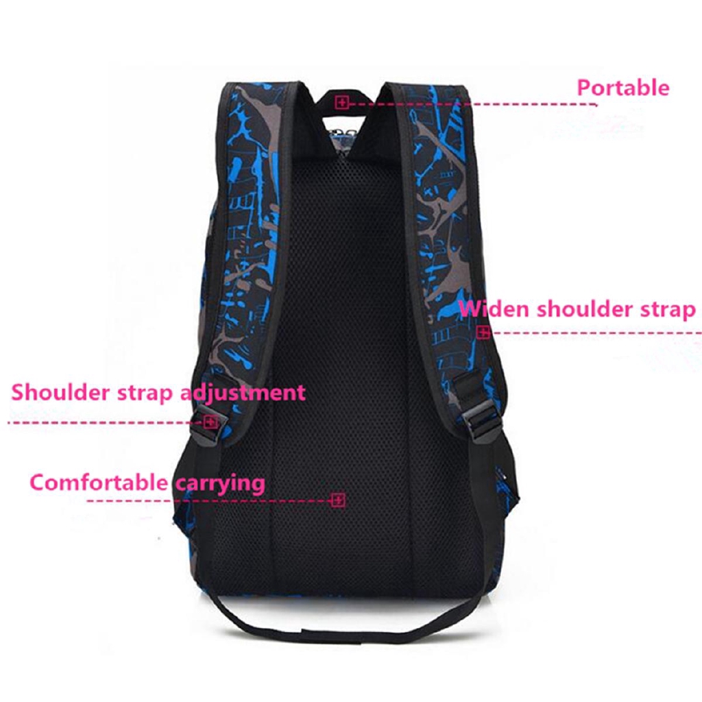 Set 3 Món Balo Túi Ví Canvas Thời Trang Năng Động | BigBuy360 - bigbuy360.vn