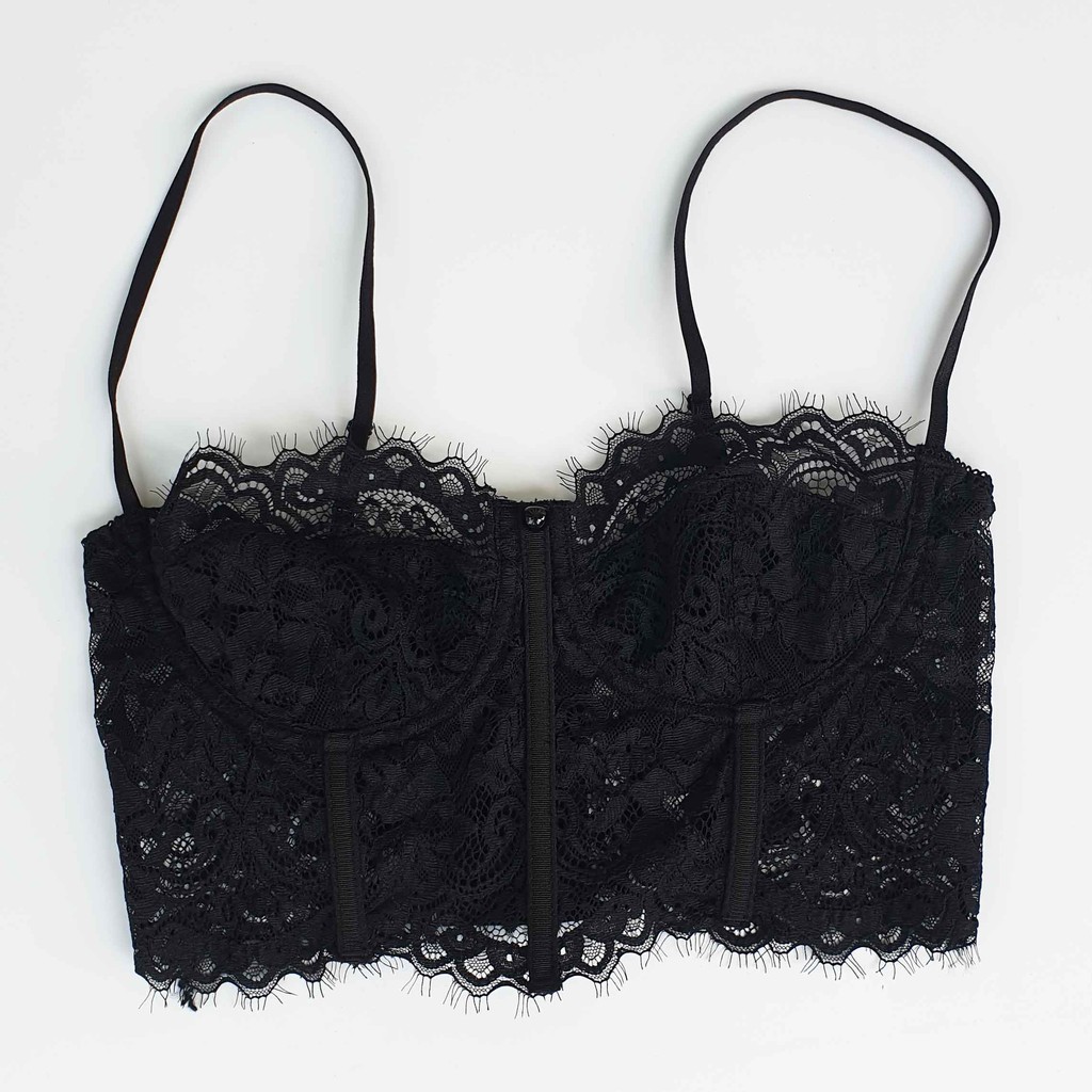 [Tặng mã 30k] Áo lót croptop BraletteFactory, áo lót ren mỏng sexy có gọng, mút lót, bralette hàng thiết kế  [ mẫu N02] | BigBuy360 - bigbuy360.vn