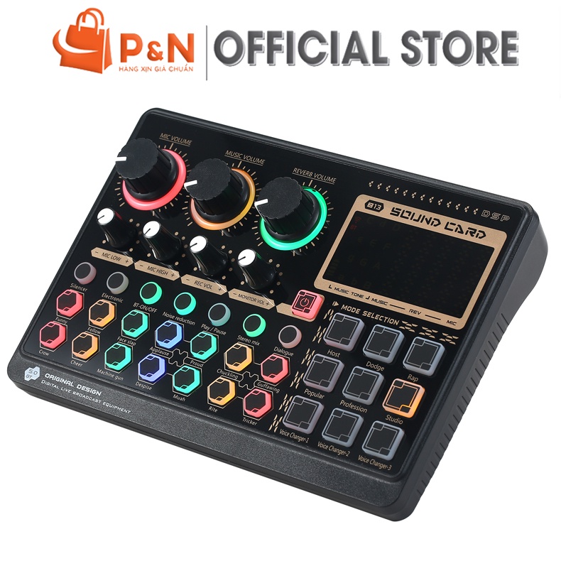 Soundcard Mixer X6-Mini Bluetooth - Chuyên Thu Âm, Hát Karaoke, Livetream