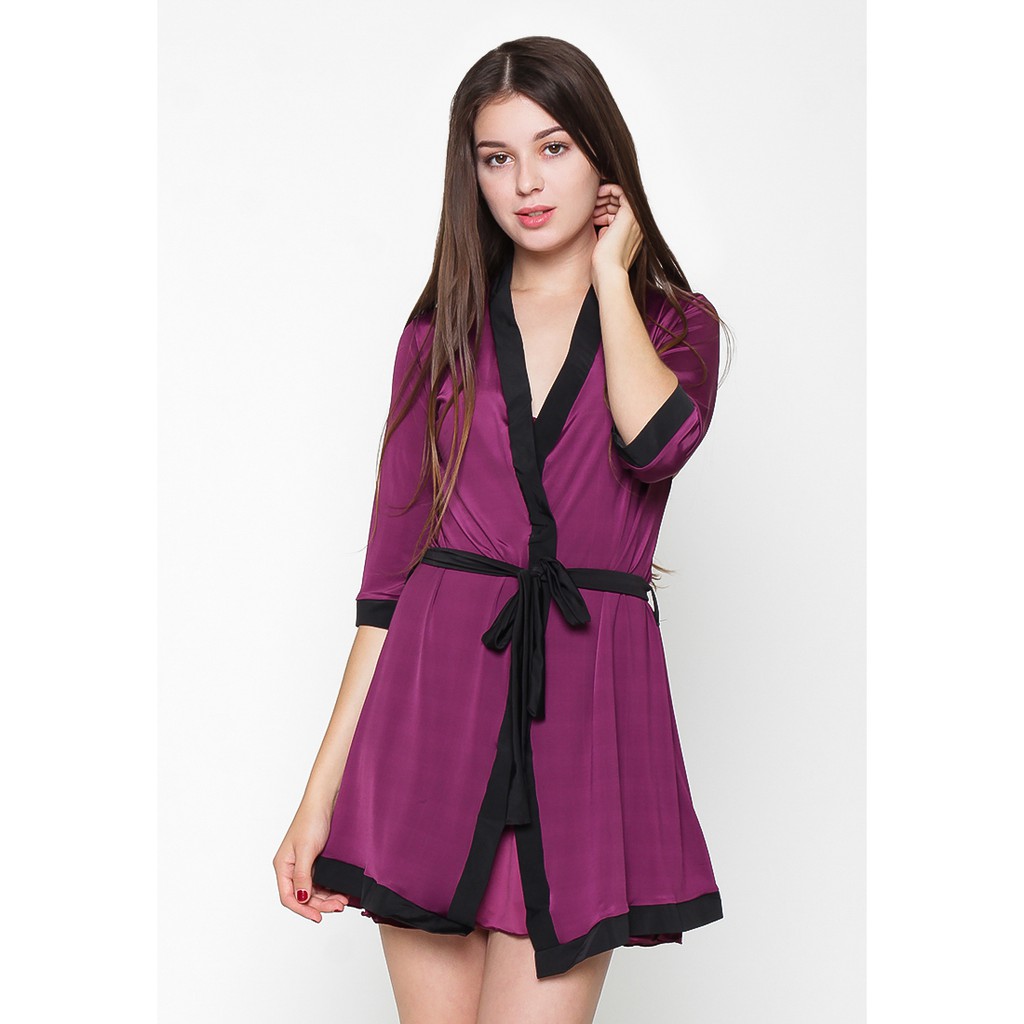 Bộ Đồ Ngủ Kiểu Kimono Nhật Bản Cỡ Lớn Thời Trang Quyến Rũ Cho Nữ | BigBuy360 - bigbuy360.vn