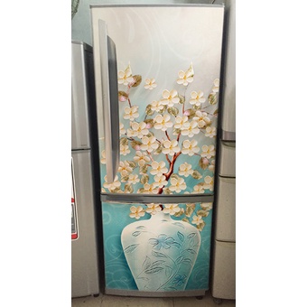 Decal dán tủ lạnh tuyết mai sum vầy shop HUỆ DECOR
