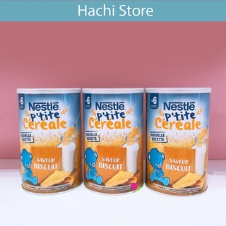 Bột lắc sữa Bledina Pháp vị Bích quy, Vani, Mật ong, socola, yến mạch - hộp 400gr