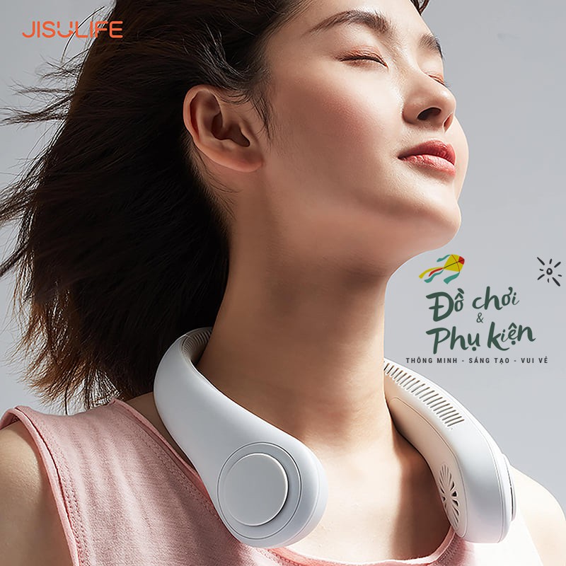 Quạt mini đeo cổ chính hãng JisuLife - Thiết kế vượt trội - Bảo hành chính hãng | BigBuy360 - bigbuy360.vn