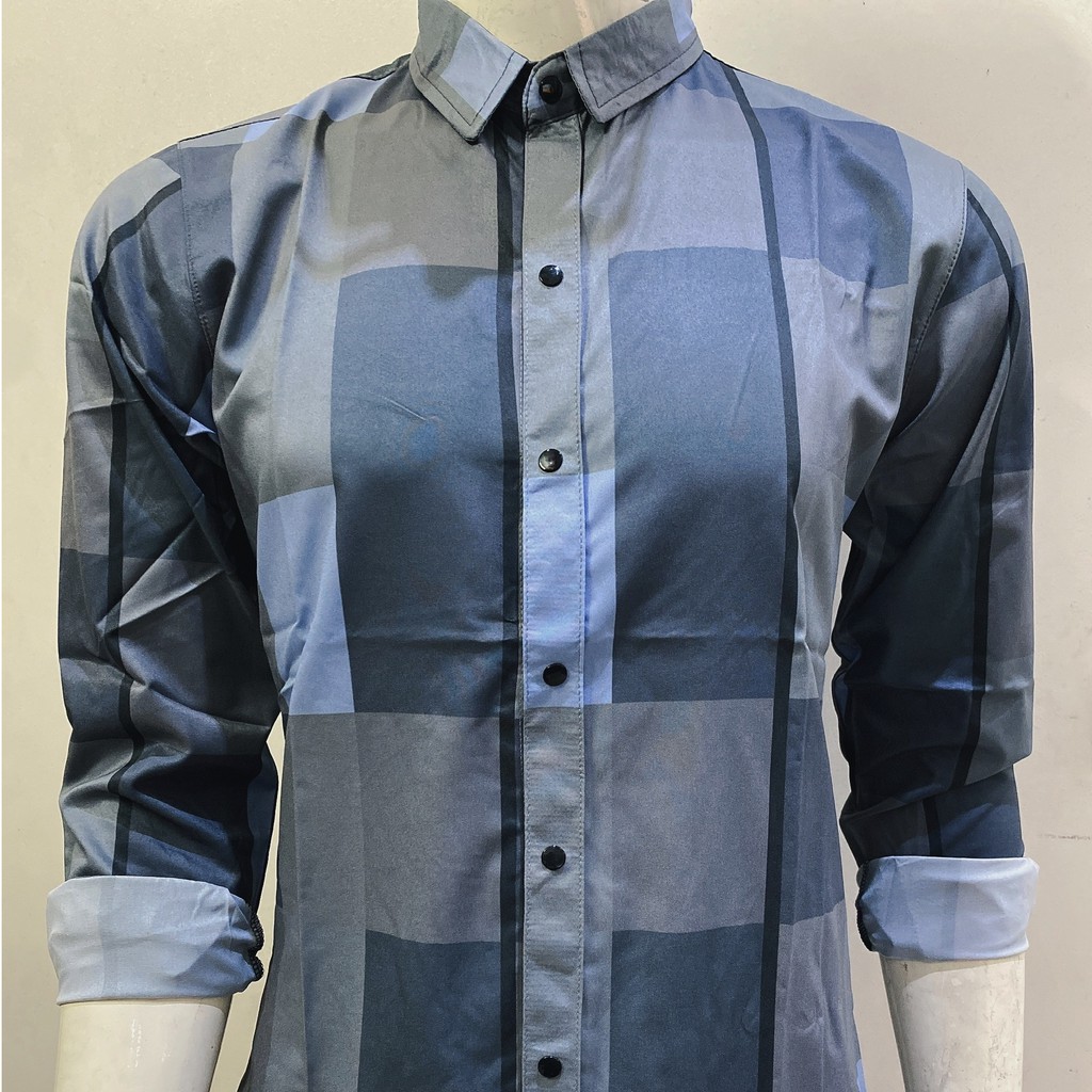 [Sale sốc] Áo sơ mi nam 🥉SALE🥉 dài tay hàn quốc đẹp cổ tàu trắng, kẻ sọc caro cao cấp unisex_ Bonshop1999 ASM001 | BigBuy360 - bigbuy360.vn