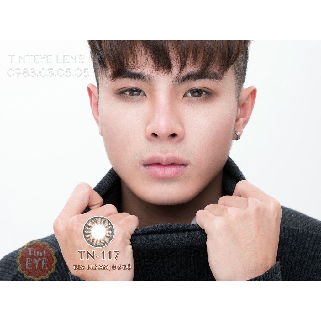 Áp Tròng Tint Eye Lens Nâu Ánh Xám TN - 117