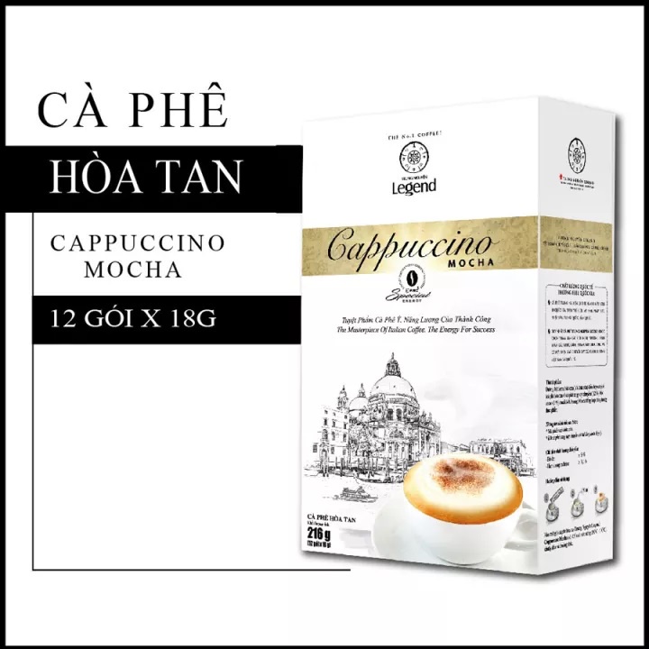 [SenXanh Emart] Cà phê hòa tan G7 Cappuccino- Hộp 12 gói 18gr Trung Nguyên Legend - Cà Phê Cho Phái Đẹp
