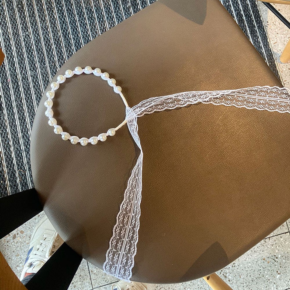 Băng Đô Ren Kiểu Dáng Hàn Quốc Xinh Xắn Cho Nữ