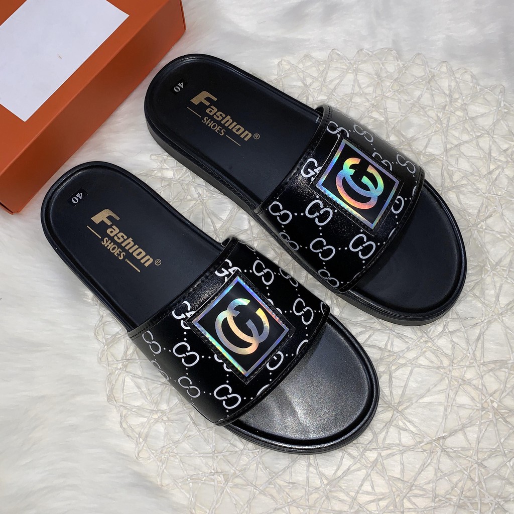 [FREESHIP+FULLBOX] Dép lê đế cao su xịn nam GGG phản quang siêu chất