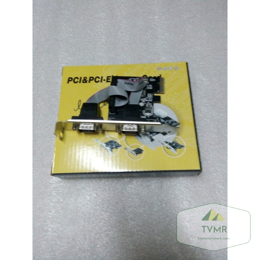 Card Chuyển Đổi PCI Express Sang 2 Com  Dùng Cho Main h61