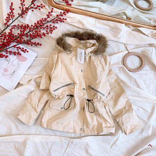Parka lót lông hàng có sẵn