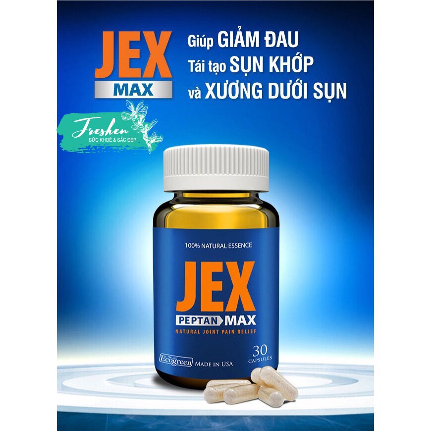 ✅ (CHÍNH HÃNG) JEX Viên uống hỗ trợ điều trị viêm khớp - bổ khớp, tái tạo sụn khớp