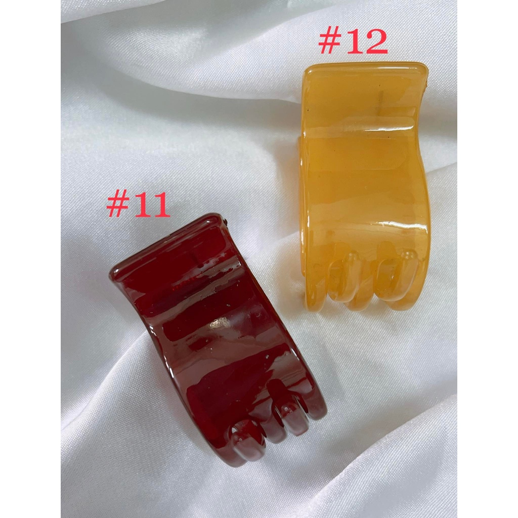 1 Kẹp tóc - Gắp tóc càng cua 5 răng màu bóng