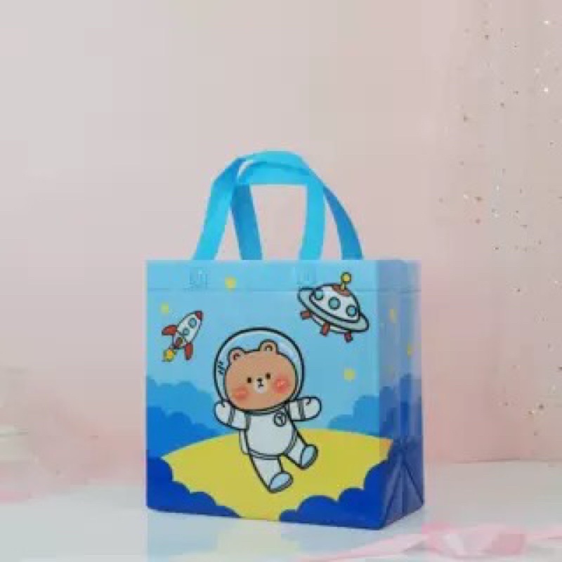 Túi đựng hộp cơm văn phòng  2 tầng,chất liệu vải không dệt, quai xách nhựa, đa năng
