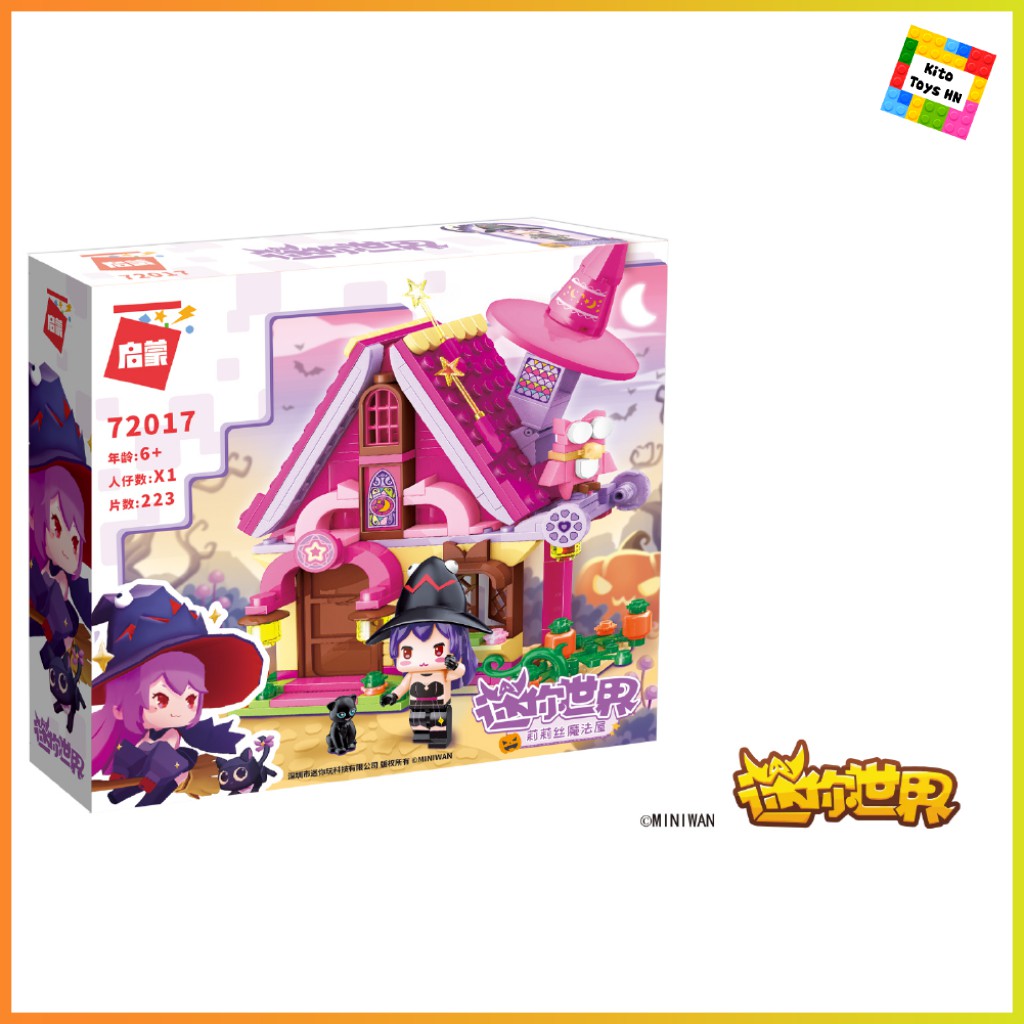 Bộ Đồ Chơi Lắp Ráp Mô Hình Qman 72017 Minecraft Mini World Nhà Phép Thuật Của Lilith 223 Chi Tiết Cho Trẻ Từ 6 Tuổi
