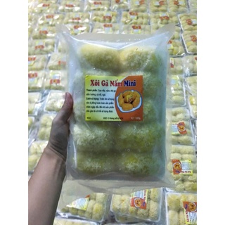 xôi gà nấm khay 10 quả