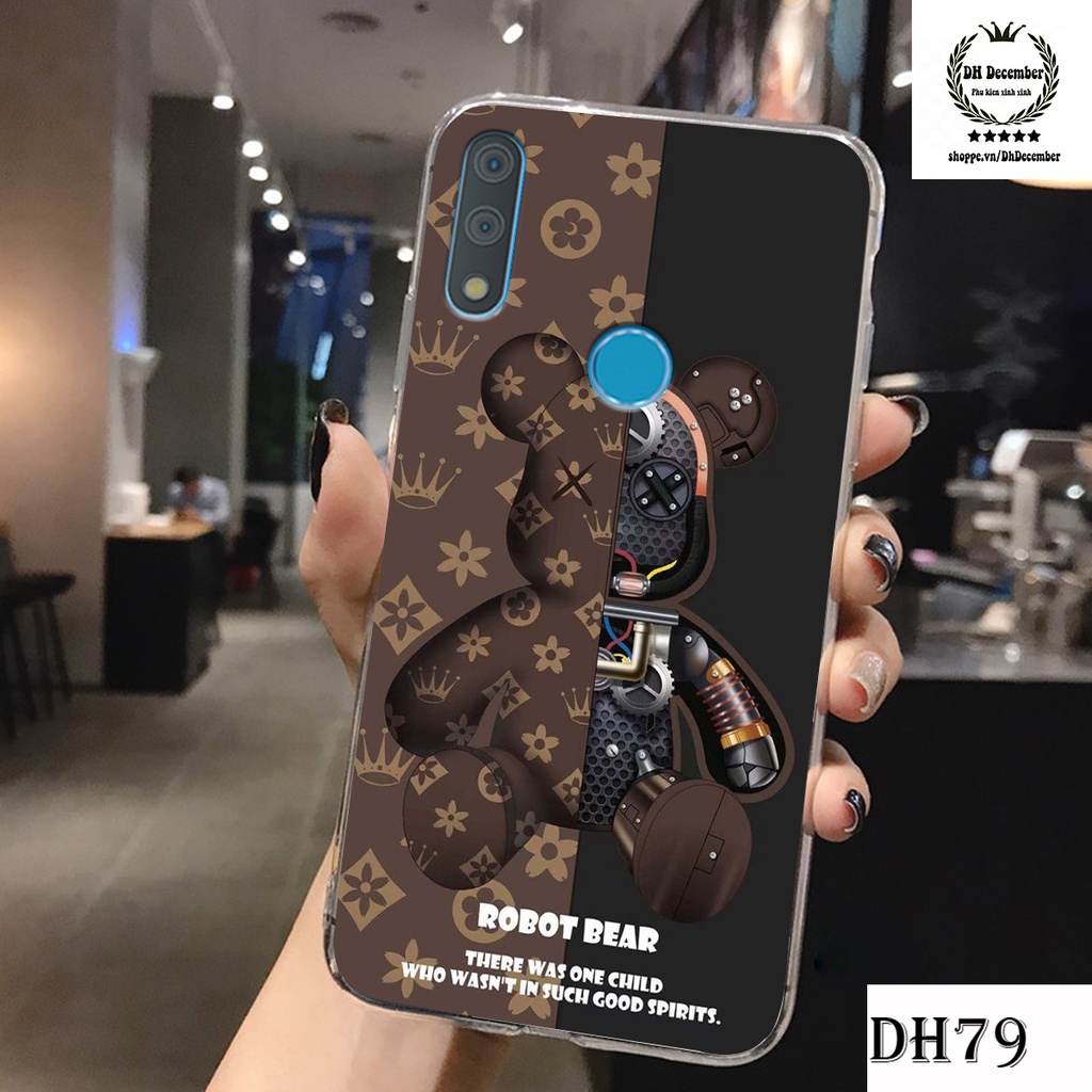 Ốp lưng Vsmart STAR 3 in hình 3D lucky, gấu Beer xinh xắn - KHÔNG NÊN BỎ LỠ