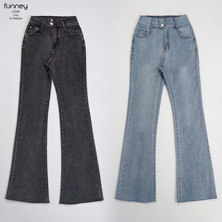 Quần Jeans Ống Loe 2 Nút LO068