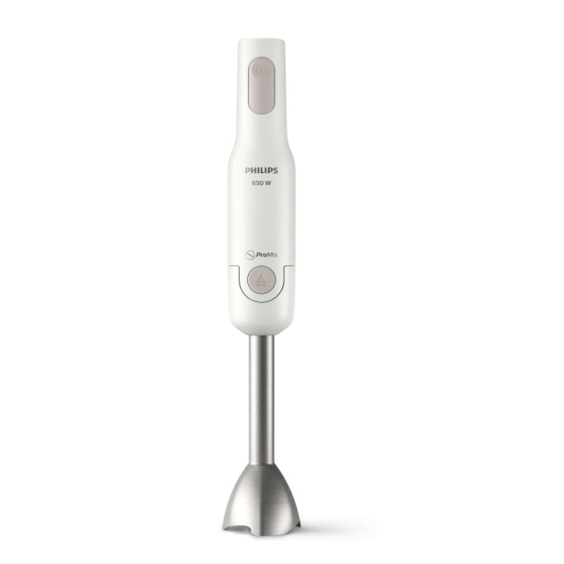 Máy xay sinh tố cầm tay đánh trứng cắt thực phẩm Promix thanh tay kim loại Philips HR2537/00 650W - Hàng chính hãng