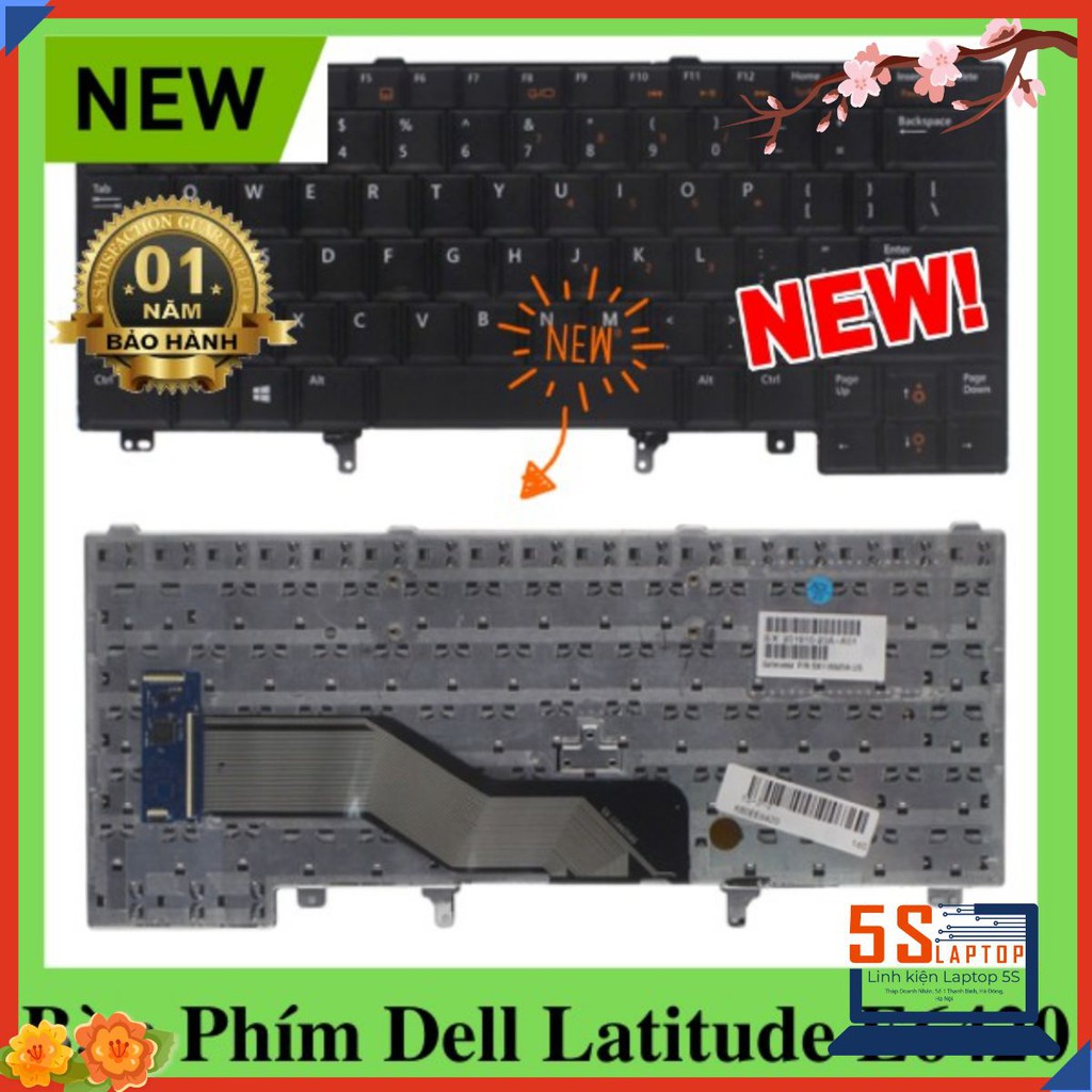 💥SIÊU RẺ💥 Bàn Phím Laptop DELL E6420 Latitude E6420 E5420 E5430 E6430 E6440 - Hàng Chất Lượng Cao - Bảo Hành 12 Tháng