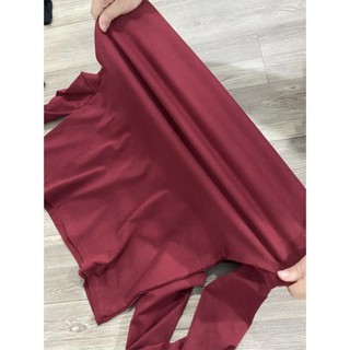 Váy len tăm body cổ lọ dài tay - đen đỏ