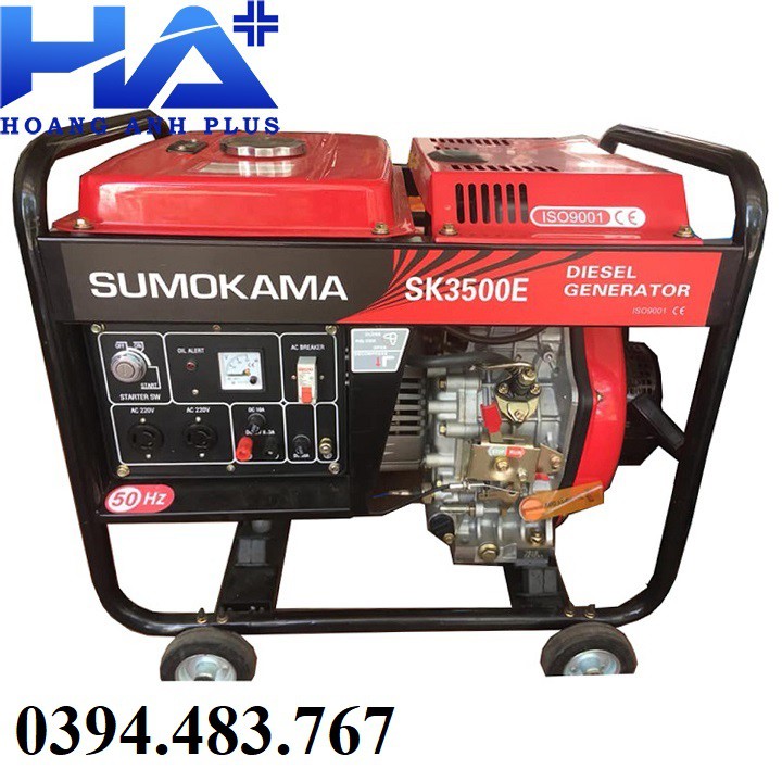 Máy Phát Điện Chạy Dầu 3Kw Sumokama SK3500