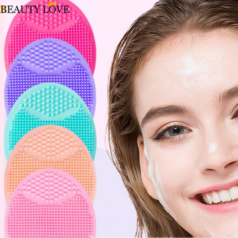 1 Bàn Chải Silicone Rửa Mặt Mát Xa Làm Sạch Sâu Lỗ Chân Lông