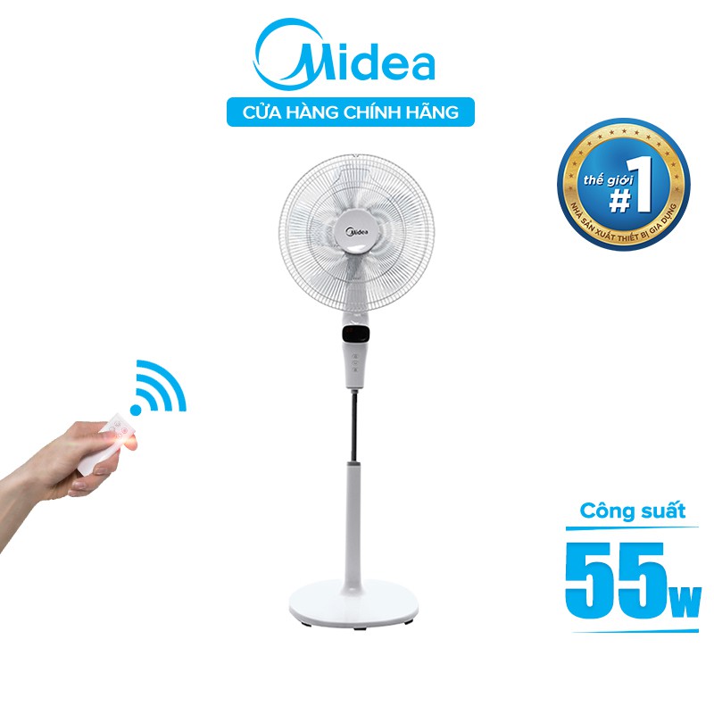 [Mã ELRE80 giảm 8% đơn 250K] Quạt modor DC inverter 55W Midea FS40-15DR