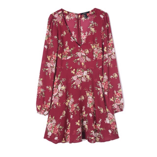 Váy voan hoa xuất dư xịn - V261202