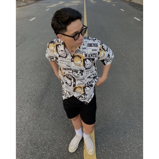 Áo sơ mi nam LUFFY chất lụa cotton