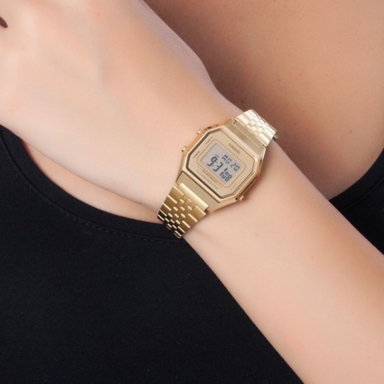 Đồng hồ nữ dây kim loại chính hãng Casio LA680WGA-9DF