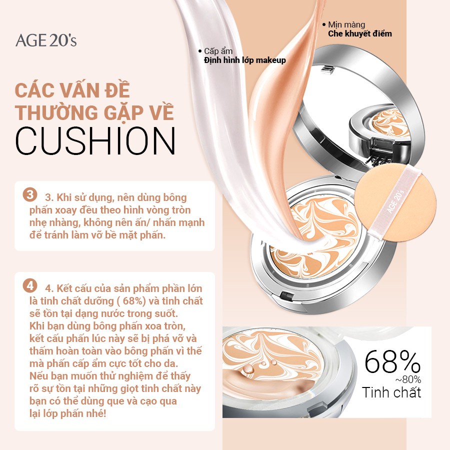 Phấn Nền Lạnh Kim Cương AGE20's Essence Cover Pact ORIGINAL SPF 50+/PA +++ 12.5g | BigBuy360 - bigbuy360.vn