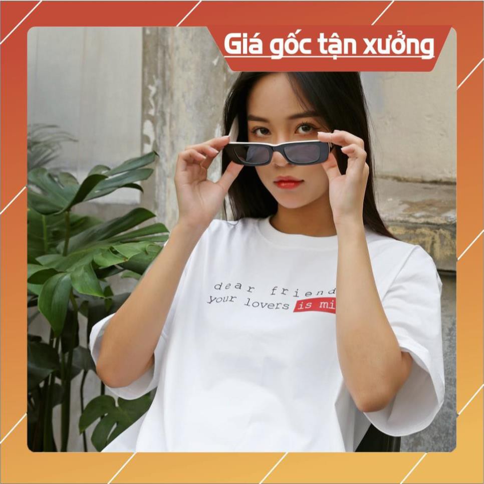 HOT Áo Thun Unisex Form Rộng Nam Nữ SLOGAN phong cách Hàn Quốc TN255 Haley