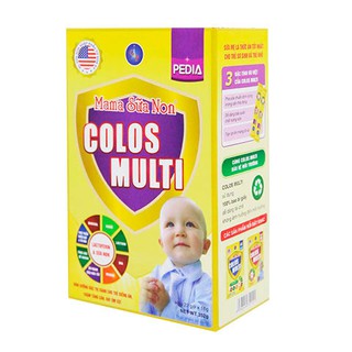 Sẵn)Sữa bột Colos multi Pedia loại hộp 22 gói x 16g chuyên biệt giúp bé ăn  ngoan