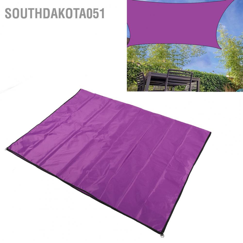 Hàng HOT Tấm Bạt Che Nắng Ngoài Trời Không Thấm Nước hình chữ nhật có thể gập lại cho Hồ bơi sân vườn【Southdakota051】
