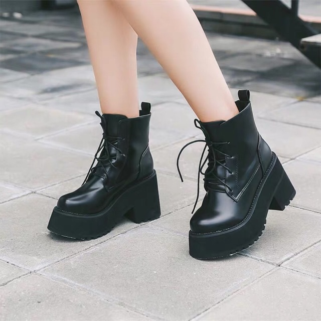 Boots hack chiều cao ulzzang 9cm