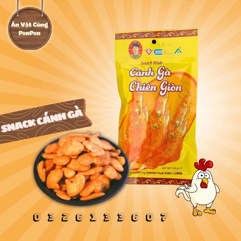 Cánh Gà Chiên Giòn, Bim Bim Cánh Gà, Đồ Ăn Vặt Tuổi Thơ