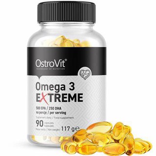 ❤ Dầu Cá Siêu Cô Đặc Ostrovit Omega 3 Extreme 500 EPA / 250 DHA (90 Viên) – Protein Center