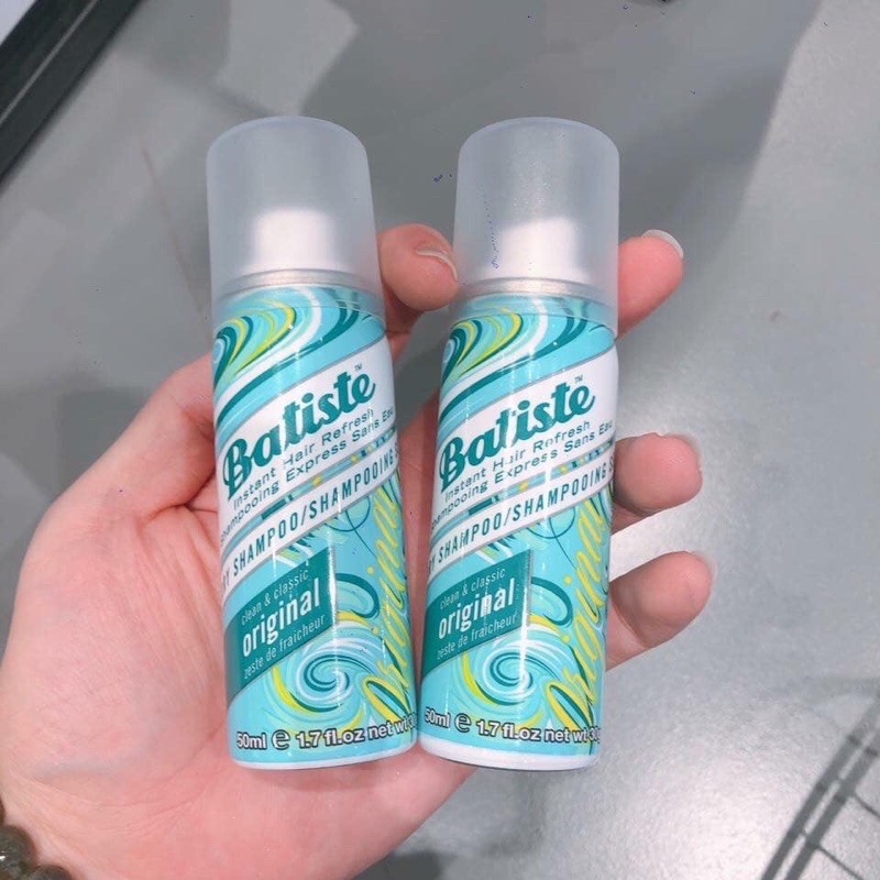 DẦU GỘI KHÔ BATISTE 50ML (CHÍNH HÃNG)