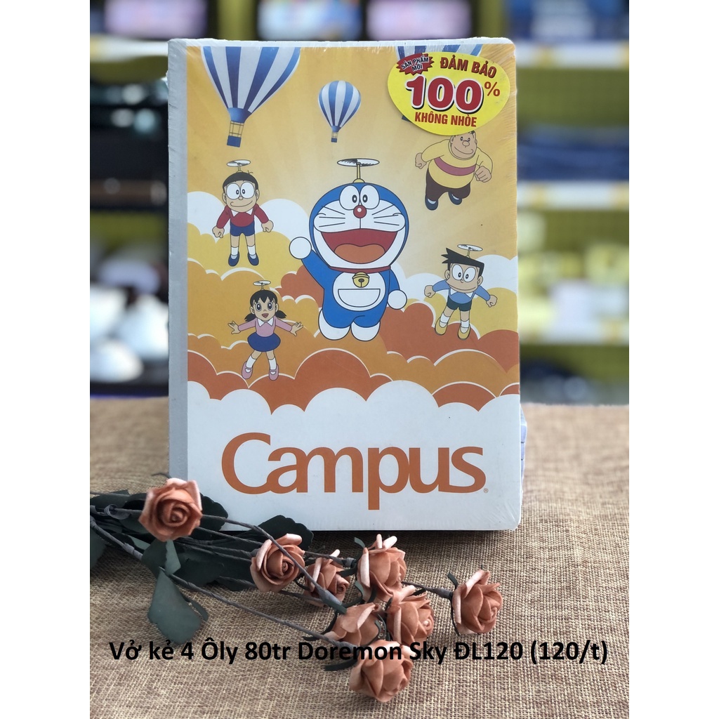 Vở Campus 4 Ôly 80tr Doremon Sky