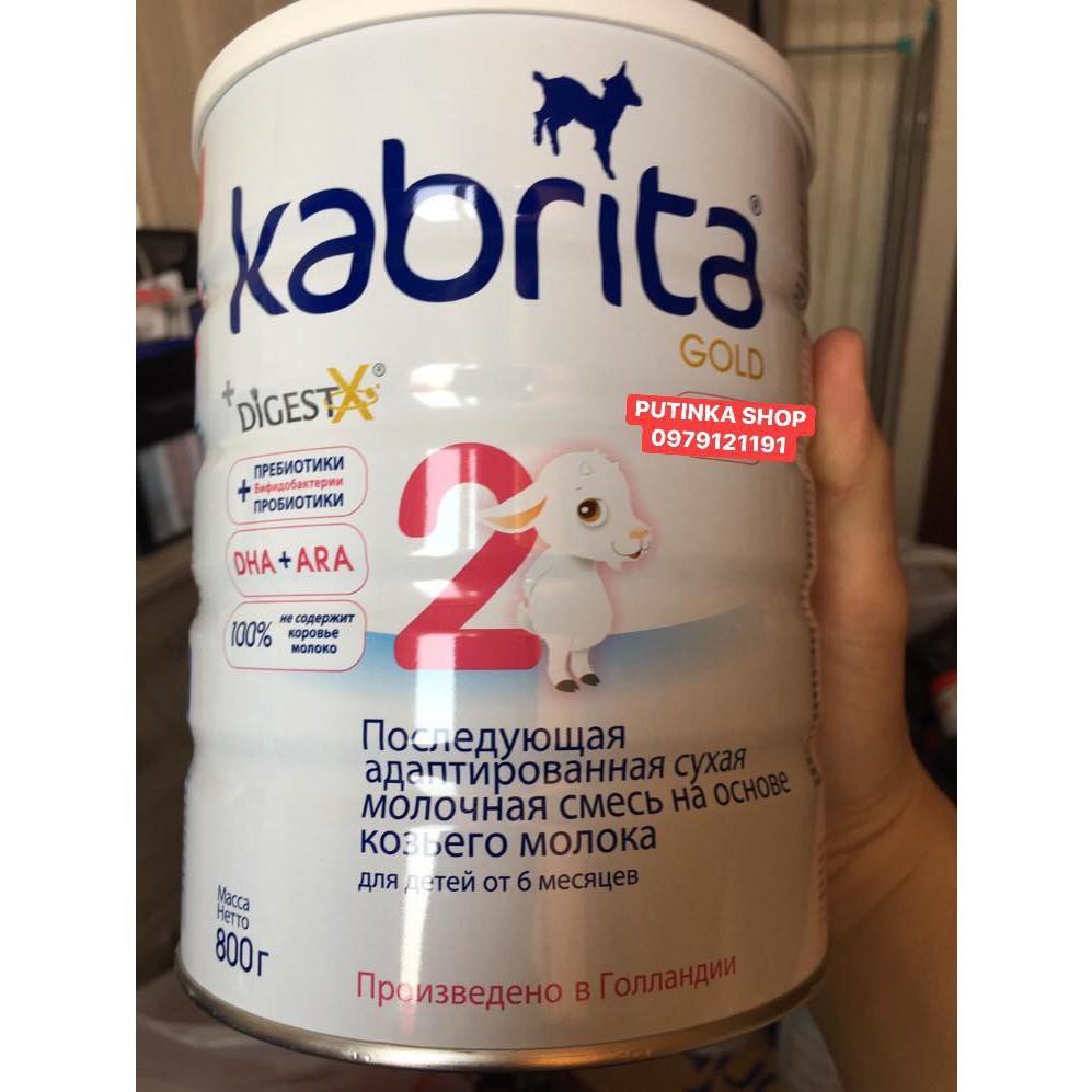 Sữa dê KABRITA GOLD 800gr xách tay Nga